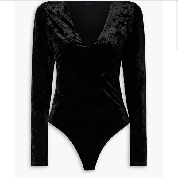 NWT Bundle - Good American - NWT Bodysuit and NWT Good Touch Ruched One Shoulder - Picture 2 of 7